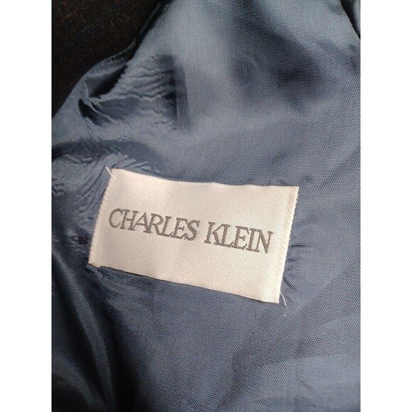 Charles Klein Boys Blazer Jacket Navyblue Double Breasted Sz 12 - Picture 8 of 11